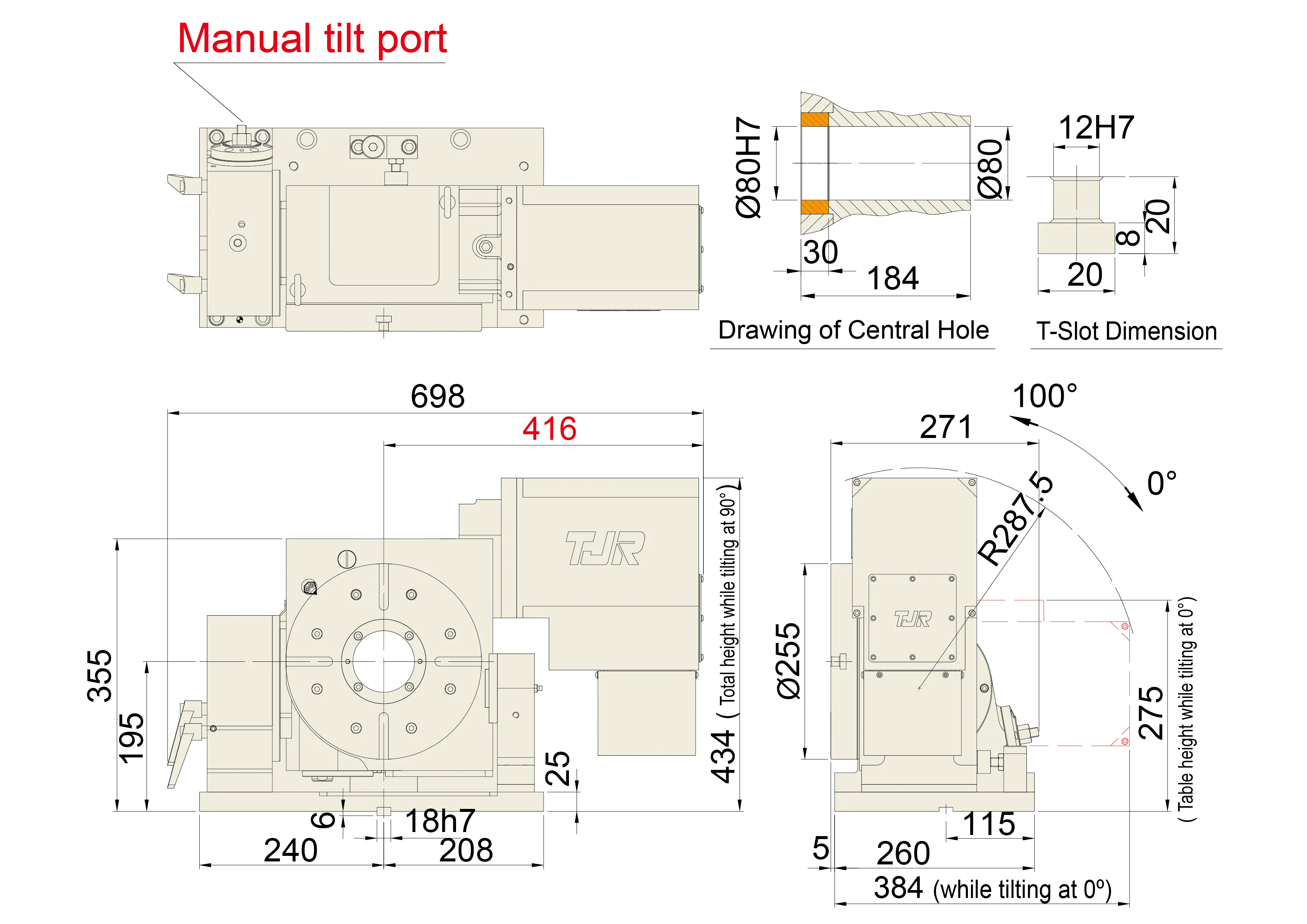 MTHR-255 - Product Dimension dimensions