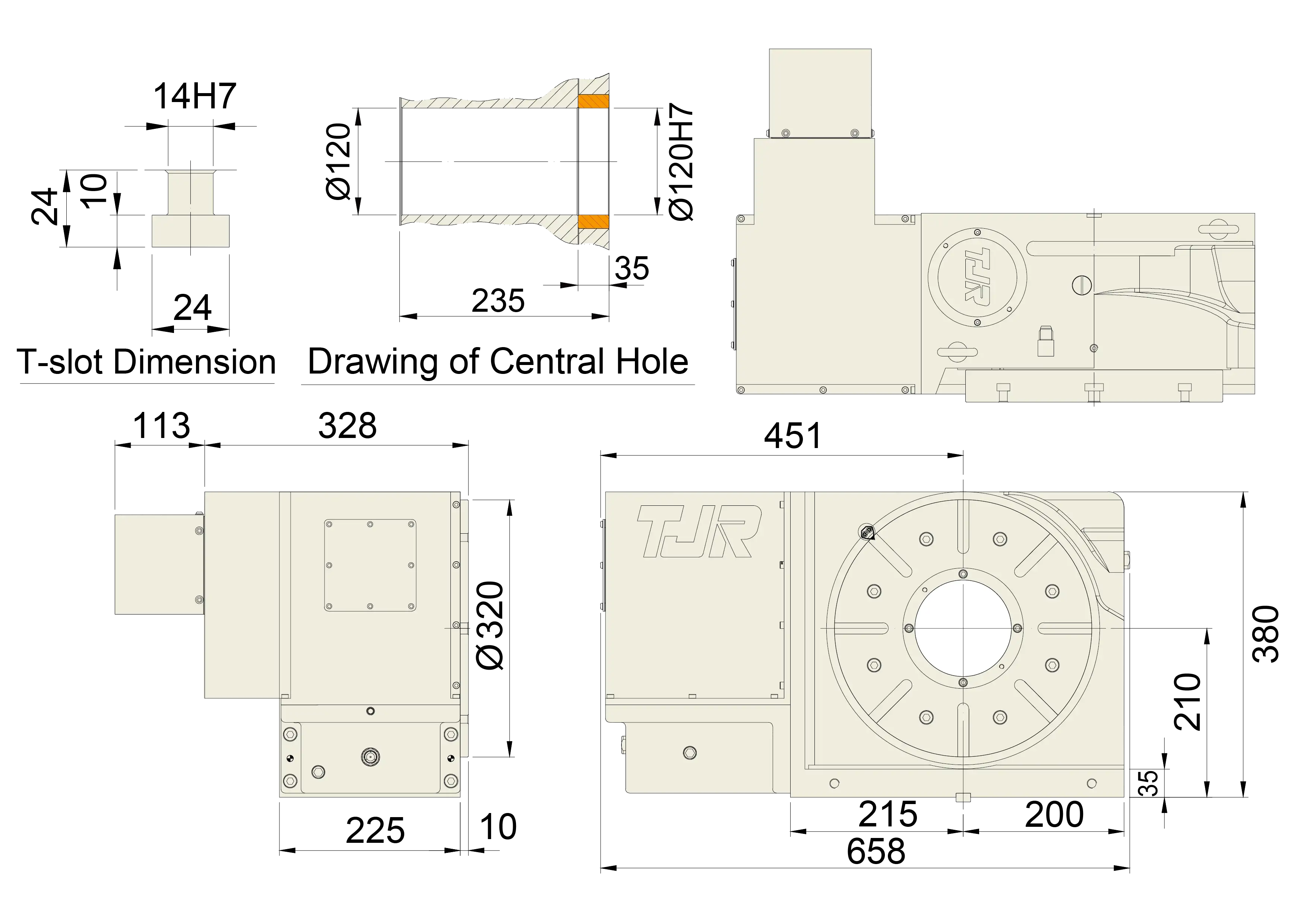 RC-320L - Product Dimension dimensions