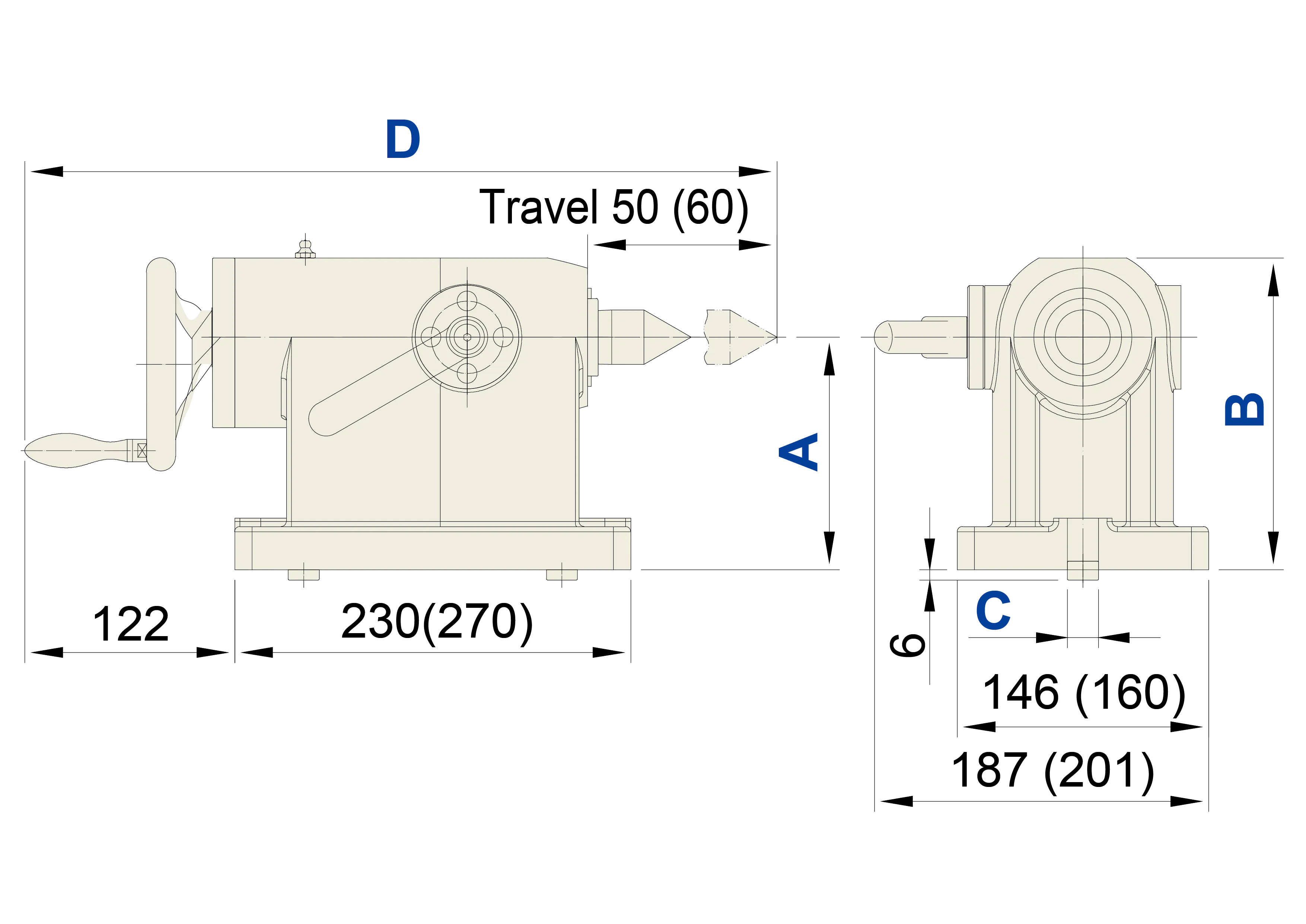 TTJ-210 - Product Dimension dimensions